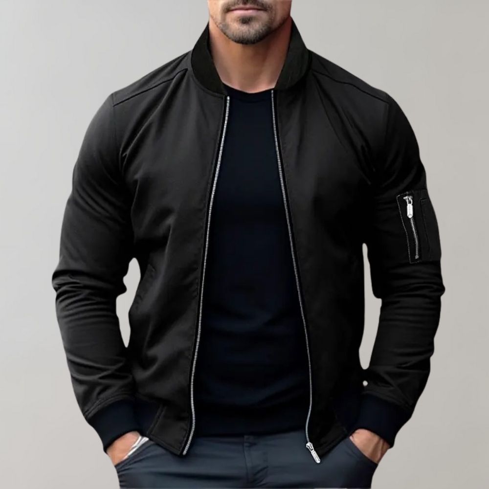 AeroLine | Men's Lightweight Zip-up Bomber Jacket