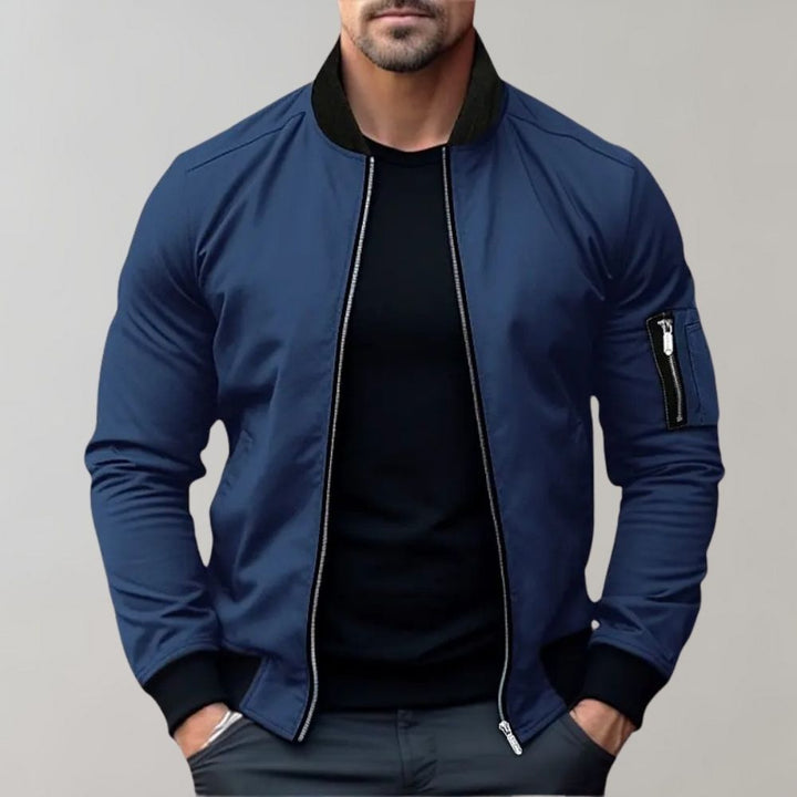 AeroLine | Men's Lightweight Zip-up Bomber Jacket