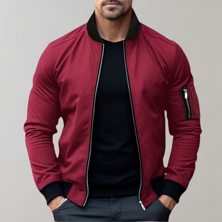 AeroLine | Men's Lightweight Zip-up Bomber Jacket