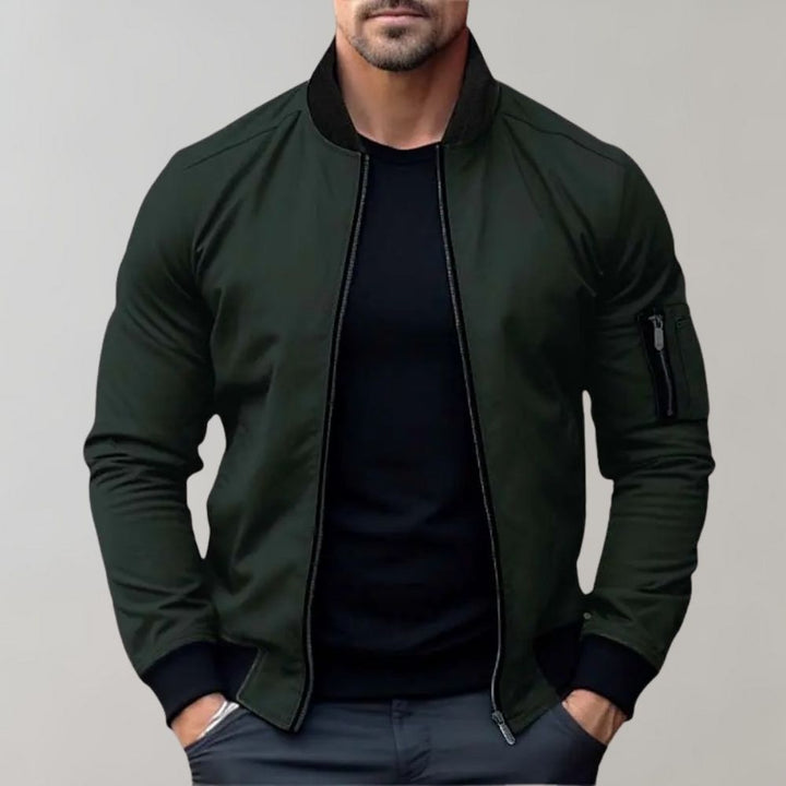 AeroLine | Men's Lightweight Zip-up Bomber Jacket