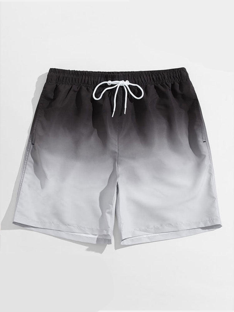 Men's Gradient Print Swim Shorts