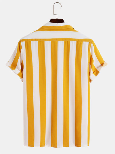 Short-Sleeve Striped Shirts