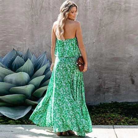 Colorful Patterned Long Dress