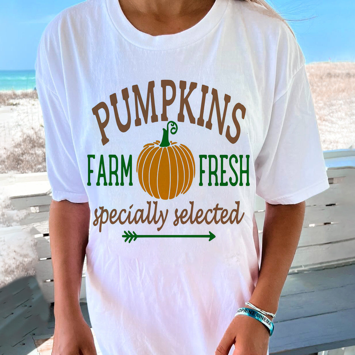 Halloween Pumpkin Graphic Casual Women's Short Sleeve T-Shirt