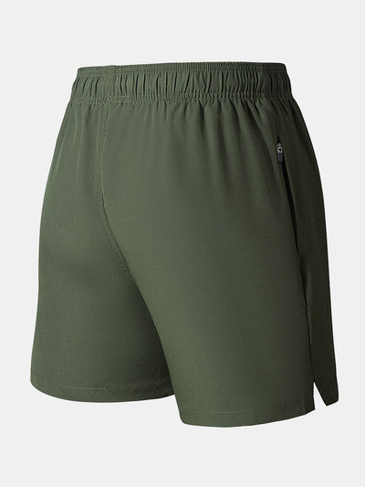Zip Pocket Stretch Swim Shorts